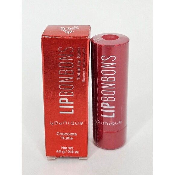 Younique Lip Bon Bons Tinted Lip Balm Chocolate Truffle .15oz New in Box - Picture 1 of 4